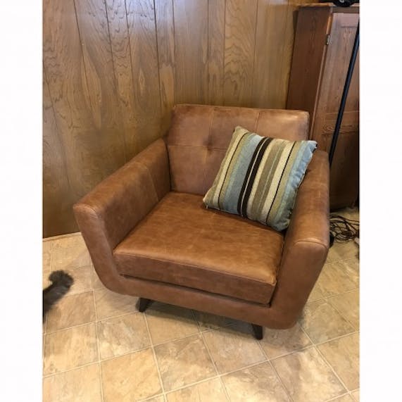 Hughes Leather Chair Joybird