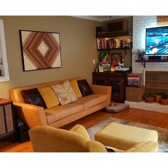 Hughes Leather Sofa Joybird