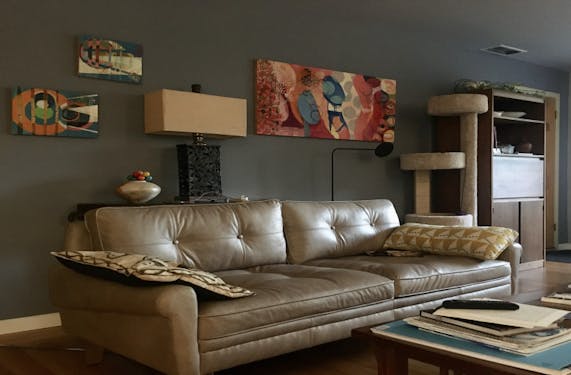 Quill Leather Sofa Joybird