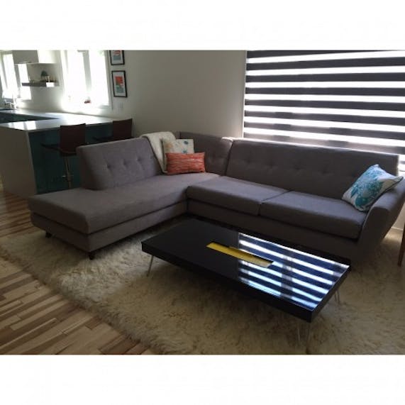 Hughes Sectional With Bumper 2 Piece Joybird