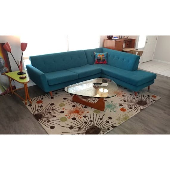 Hughes Sectional With Bumper 2 Piece Joybird