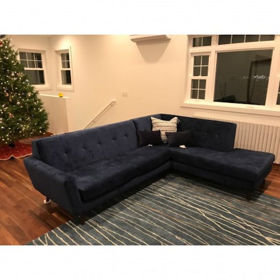 Hughes Sectional With Bumper 2 Piece Joybird