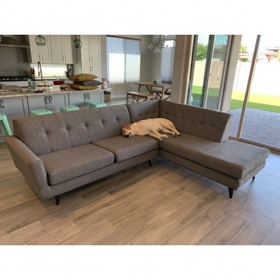 Hughes Sectional With Bumper 2 Piece Joybird