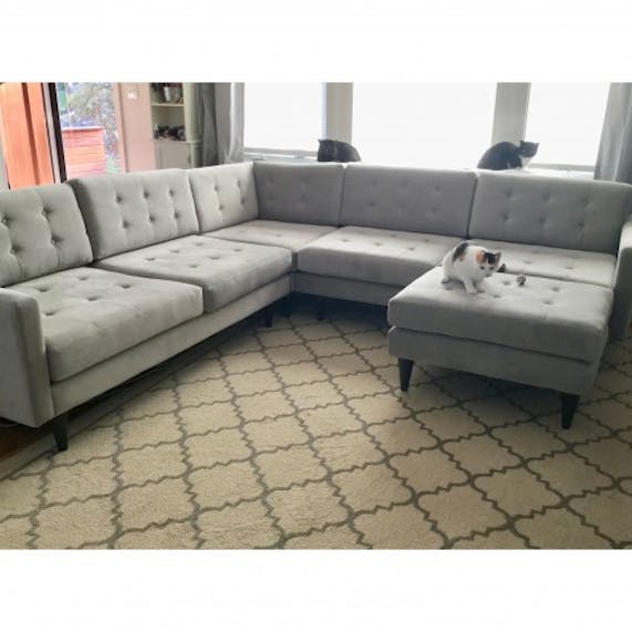 Eliot Armless Loveseat Joybird