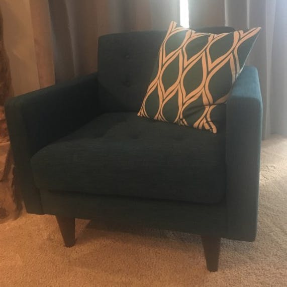 Tullah (Teal) Pillow Joybird