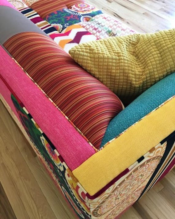 Stowe Patchwork Sofa Joybird