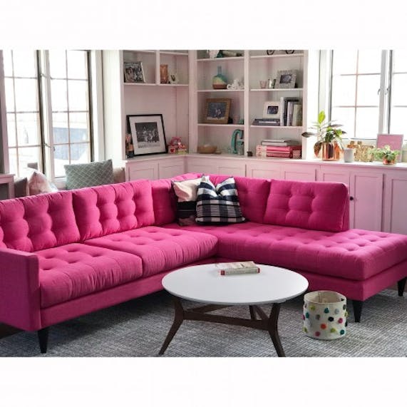 Plaid (Navy) Pillow Joybird