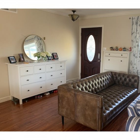 Vaughn 76" Leather Sofa Joybird