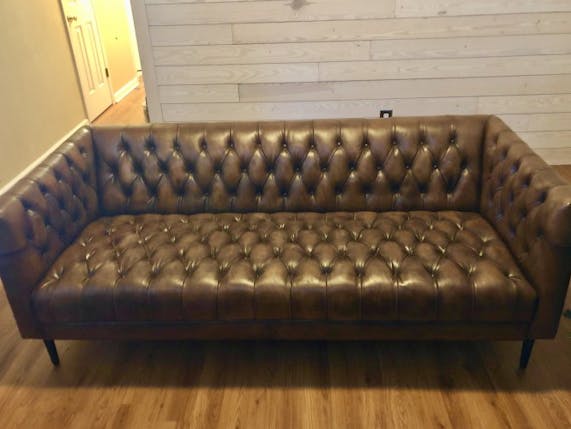 Vaughn 76" Leather Sofa Joybird